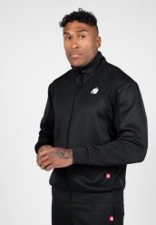 Tennessee Kurtka dresowa - Czarny. Czarne kurtki męskie GORILLA WEAR, xl, bez wzorów, z dresówki, bez kaptura. Za 285.00 zł.
