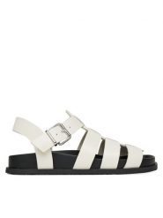 Tommy Jeans Sandały Tjw Fisherman Patent Sandal EN0EN02874 Biały. Białe sandały damskie Tommy Jeans, bez wzorów, z jeansu, bez obcasa, na płaskiej podeszwie, bez zapięcia. Za 469.99 zł.