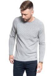 SWETER MĘSKI MUSTANG Emil C Structure MID GREY MELANGE 1008255 4140. Szare swetry męskie Mustang, m, bez wzorów, bez kołnierzyka, bez ramiączek. W wyprzedaży za 69.99 zł.