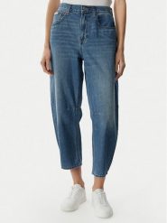 Calvin Klein Jeans Jeansy LV047G748G Niebieski Barrel Fit. Niebieskie jeansy damskie Calvin Klein Jeans, bez wzorów, z bawełny. Za 409.99 zł.