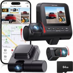 Wideorejestrator Dod Tech Wideorejestrator 4K+2x1080p Starvis 2 HDR WiFi 6 Monitorowanie Parkowania. Wideorejestratory Dod Tech. Za 679.00 zł.