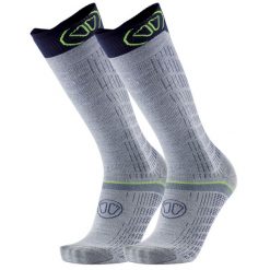 Skarpety narciarski doroslych Sidas Ski Merino Performance LV cienka grubosc. Niebieskie skarpety męskie SIDAS, bez wzorów, ze skóry. Za 175.00 zł.