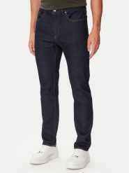 HUGO Jeansy 50572791 Granatowy Slim Fit. Niebieskie jeansy męskie Hugo, z bawełny. Za 399.99 zł.
