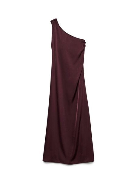 Vero Moda Sukienka koktajlowa Mollie 10335400 Fioletowy Regular Fit. Fioletowe sukienki damskie Vero Moda, m, bez wzorów, z syntetyku, wizytowe, bez kołnierzyka, bez ramiączek. Za 179.99 zł.