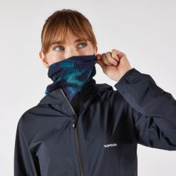 Komin do biegania Kiprun Warm+ ocieplany V2. Niebieskie szaliki męskie KIPRUN, bez wzorów, z elastanu. Za 39.99 zł.