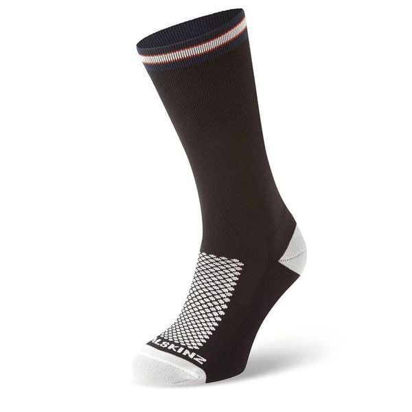 Skarpetki Sealskinz Caister. Białe skarpetki damskie SEALSKINZ, bez wzorów, z elastanu. Za 136.87 zł.