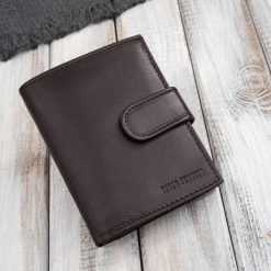 Portfel męski skórzany klasyczny pionowy brązowy z RFID Paolo Peruzzi AL-18-BR. Brązowe portfele męskie Paolo Peruzzi, bez wzorów, ze skóry. Za 59.00 zł.