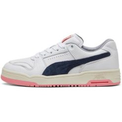 Buty sportowe Puma Slipstream Lo. Białe obuwie sportowe damskie Puma, bez wzorów, ze skóry, bez zapięcia. W wyprzedaży za 290.00 zł.
