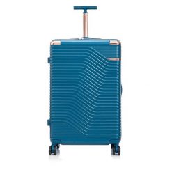 Walizka duża Semi Line. Niebieskie walizki damskie Semi-line, bez wzorów, duże. Za 269.99 zł.