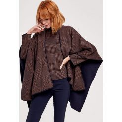 Kardigan w kolorze brązowo-granatowym ze wzorem. Brązowe kardigany damskie ZOCHA, s, bez wzorów, bez kołnierzyka. W wyprzedaży za 264.95 zł.