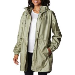 Kurtka przeciwdeszczowa damska Columbia Splash Side. Czerwone kurtki sportowe damskie Columbia, xs, bez wzorów, bez ramiączek, bez kaptura, trekkingowe. Za 289.99 zł.