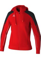 Damska bluza dresowa z kapturem Erima Evo Star. Czarne bluzy damskie Erima, bez wzorów, z dresówki, eleganckie, bez ramiączek, z kapturem. Za 243.00 zł.