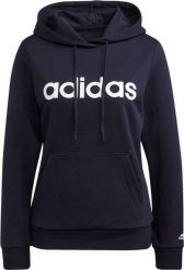 Adidas Bluza damska adidas Essentials Hoodie granatowa H07797. Bluzy damskie Adidas, bez wzorów, bez ramiączek, bez kaptura. Za 198.86 zł.