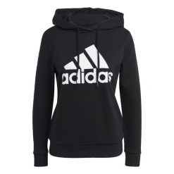 Damska bluza z kapturem adidas Essentials Relaxed Logo. Białe bluzy damskie Adidas, xs, bez wzorów, z bawełny, eleganckie, bez ramiączek, z kapturem. Za 233.95 zł.