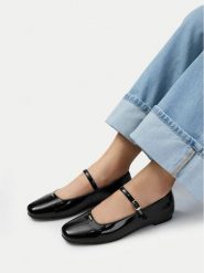 MEXX Baleriny EO-CZY12-01 Czarny. Czarne balerinki damskie Mexx, bez wzorów, ze skóry, bez obcasa, bez zapięcia. Za 249.99 zł.
