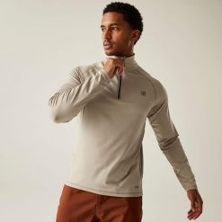 Fuse Up II Polar narciarski męski. Brązowe bluzy sportowe męskie Dare 2B, na zimę, m, bez wzorów, z polaru, bez kaptura, narciarskie. Za 139.99 zł.