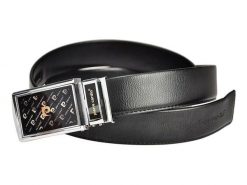 Pasek skórzany Pierre Cardin 517 HY06 NERO czarny. Czarne paski męskie Pierre Cardin, ze skóry. Za 97.49 zł.
