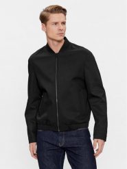 Calvin Klein Kurtka bomber K10K112074 Czarny Regular Fit. Czarne kurtki męskie Calvin Klein, m, bez wzorów, z wiskozy, bez kaptura. Za 879.99 zł.