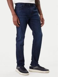 BOSS Jeansy Delaware 50553397 Granatowy Slim Fit. Niebieskie jeansy męskie Boss, z bawełny. Za 629.99 zł.