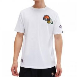 Koszulka sportowa męska Ellesse SHV20120908. Białe koszulki sportowe męskie Ellesse, m, bez wzorów, bez ramiączek, trekkingowe. Za 159.00 zł.