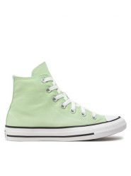 Converse Trampki Chuck Taylor All Star Hi A08582C Zielony. Zielone trampki męskie Converse, bez wzorów, z materiału, retro, bez zapięcia. Za 219.99 zł.