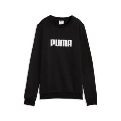 Bluza damska Puma ESS LOGO CREW FL czarna 68831201 r XS. Czarne bluzy damskie Puma, l, bez wzorów, z bawełny, eleganckie, bez ramiączek, bez kaptura. Za 129.94 zł.
