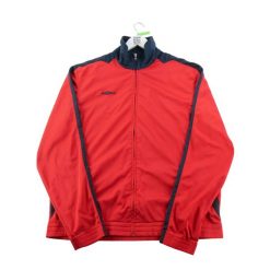 Second life - Kurtka dresowa męska Y2K - Stan bardzo dobry. Czerwone kurtki męskie Umbro, m, bez wzorów, z dresówki, klasyczne, bez kaptura. Za 143.46 zł.