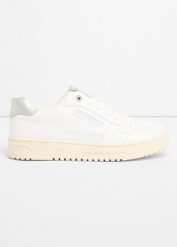 Sneakersy marki Tom Tailor. Białe obuwie sportowe damskie bonprix, bez wzorów, bez zapięcia. Za 124.99 zł.