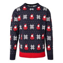 Bluza Urban Classics Mikołaj i płatki śniegu. Białe bluzy męskie Urban Classics, na zimę, m, bez wzorów, wizytowe, bez ramiączek, bez kaptura. Za 229.00 zł.