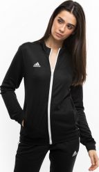 Adidas Bluza damska adidas Entrada 22 Track Jacket czarna H57525 XS. Czarne bluzy damskie Adidas, xs, bez wzorów, bez ramiączek, bez kaptura. Za 124.43 zł.