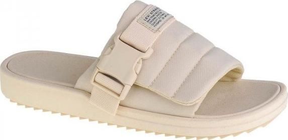 Levi`s Klapki Tahoma 234236-1701-100 białe r. 38. Białe klapki damskie bez wzorów, sportowe, bez obcasa, bez zapięcia. Za 224.73 zł.