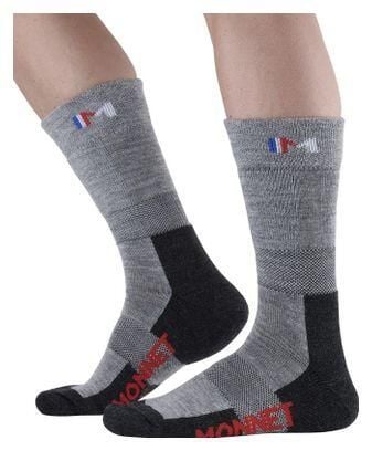 Skarpetki Monnet Jarrette Comfort. Szare skarpetki damskie MONNET, bez wzorów, z wełny. Za 126.00 zł.