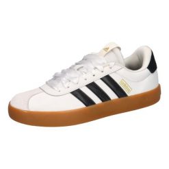 Buty ADIDAS VL COURT 3.0 Biały. Białe obuwie sportowe damskie Adidas, bez wzorów, z tkaniny, bez zapięcia. Za 275.00 zł.
