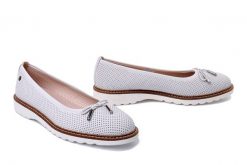MACIEJKA P6509-11/00-1 biały, baleriny damskie. Białe balerinki damskie Maciejka, bez wzorów, bez obcasa, bez zapięcia. Za 269.90 zł.