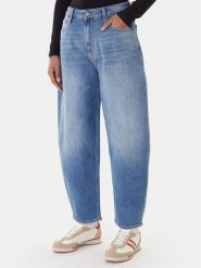 Tommy Jeans Jeansy Jeanie DW0DW22205 Niebieski Balloon Fit. Niebieskie jeansy damskie Tommy Jeans, bez wzorów, z bawełny. Za 429.99 zł.