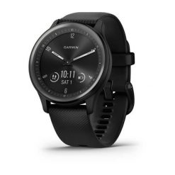 Dorosły zegarek Garmin Vivomove, Czarny. Czarne zegarki męskie Garmin, bez wzorów. Za 933.50 zł.