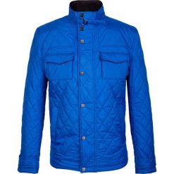 Kurtka BARRY 14-22LK. Niebieskie kurtki męskie Giacomo Conti, m, bez wzorów, z tkaniny, bez kaptura. Za 399.00 zł.