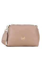 Beverly Hills Polo Club Torebka BHPC-K-033-06 Beżowy. Brązowe listonoszki damskie Beverly Hills Polo Club, bez wzorów, bez dodatków. Za 159.99 zł.