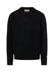 BLKVIS Sweter z zawartością wełny Mężczyźni Sztuczne włókno czarny, S. Czarne swetry męskie BLKVIS, m, bez wzorów, z wełny, bez kołnierzyka, bez ramiączek. Za 279.95 zł.