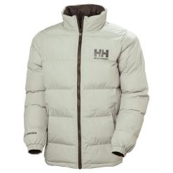 Kurtka odwracalna Helly Hansen Urban. Brązowe kurtki męskie Helly Hansen, m, bez wzorów, z puchu, bez kaptura. Za 812.00 zł.