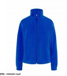 JHK - Bluza polarowa damska, taliowana, z suwakiem i dwoma zapinanymi kieszeniami niebieski royal XL. Niebieskie bluzy damskie JHK, xl, bez wzorów, z polaru, bez ramiączek, bez kaptura. Za 54.92 zł.