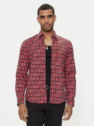 Hugo Koszula Ermo 50519638 Czerwony Slim Fit. Czerwone koszule męskie Hugo, m, bez wzorów, z bawełny, bez kołnierzyka, bez ramiączek. Za 249.99 zł.