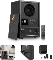 Radio internetowe DAB+/FM BT WIFI Canzo Audizio ciemnoszare one size. Szare radia fonestar. Za 906.23 zł.