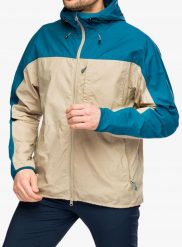Kurtka Fjallraven High Coast Wind Jacket M - fossil/deep sea. Niebieskie kurtki męskie Fjallraven Kanken, m, bez wzorów, bez kaptura. Za 821.98 zł.