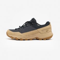 Buty turystyczne męskie MH500 Softer. Brązowe buty zimowe męskie QUECHUA, bez wzorów, ze skóry, bez obcasa, bez zapięcia. W wyprzedaży za 219.99 zł.