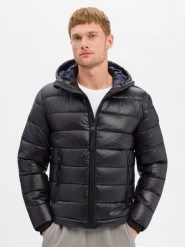Strellson kurtka pikowana Mężczyźni Sztuczne włókno czarny, 50. Czarne kurtki męskie Strellson, m, bez wzorów, z włókna, bez kaptura. Za 1,249.95 zł.