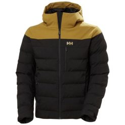 Kurtka puchowa Helly Hansen Bossanova. Brązowe kurtki męskie Helly Hansen, bez wzorów, z puchu, bez kaptura. W wyprzedaży za 879.00 zł.