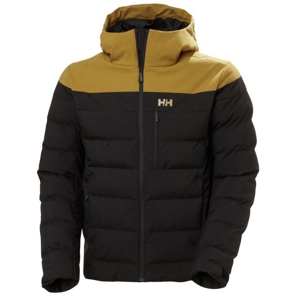 Kurtka puchowa Helly Hansen Bossanova. Brązowe kurtki męskie Helly Hansen, bez wzorów, z puchu, bez kaptura. W wyprzedaży za 998.00 zł.
