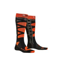 Skarpety narciarskie X-SOCKS SKI CONTROL 4.0. Brązowe skarpetki damskie X-Socks, bez wzorów. W wyprzedaży za 104.00 zł.