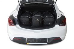 Torby Do Bagażnika Opel Astra Gtc 2011-2015 3Szt Kjust. Czarne torby podróżne damskie KJUST, bez wzorów, z kauczuku. Za 940.00 zł.